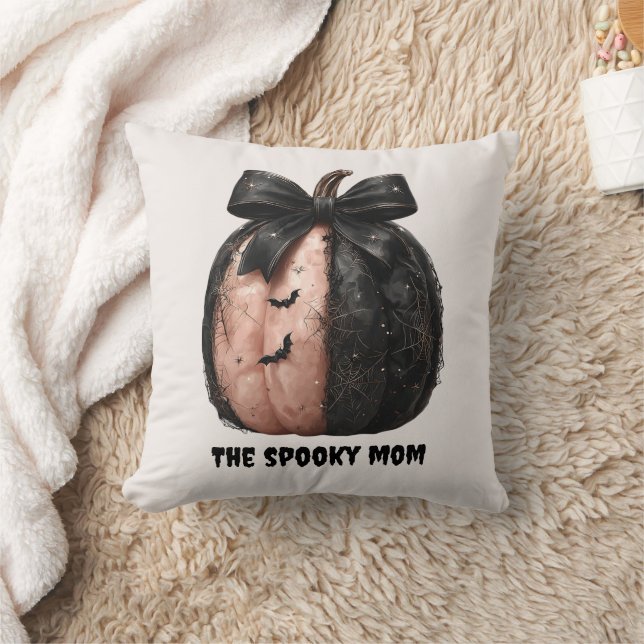 Die unheimliche Mama Halloween Pumpkin Kissen (Decke)