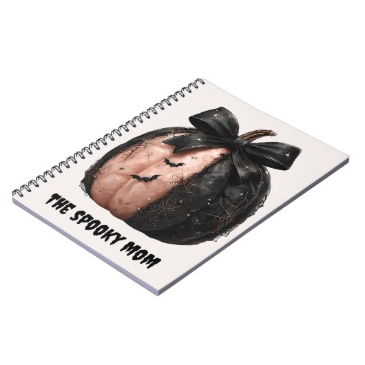 Die unheimliche Mama Halloween Pumpkin Notizblock (Linke Seite)