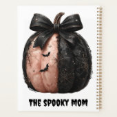 Die unheimliche Mama Halloween Pumpkin Planer (Rückseite)