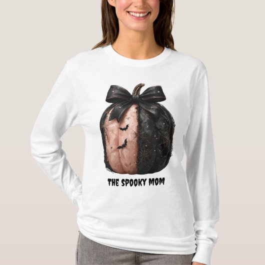 Die unheimliche Mama Halloween Pumpkin T-Shirt (Vorderseite)