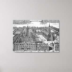 Die Uni von Glasgow, von 'Theatrum Leinwanddruck