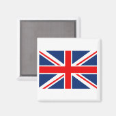Die Union Jack Magnet (Vorderseite/Rückseite)