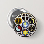 Die unitarische universalistische Kirche Rockford, Button (Vorne & Hinten)