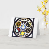 Die unitarische universalistische Kirche Rockford, Karte (Gelbe Blume)