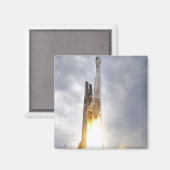 Die United Launch Alliance Atlas V Raketenlifte Magnet (Vorderseite/Rückseite)