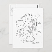 Die Universelle Gratis-Fall-Postkarte Postkarte (Vorne/Hinten)