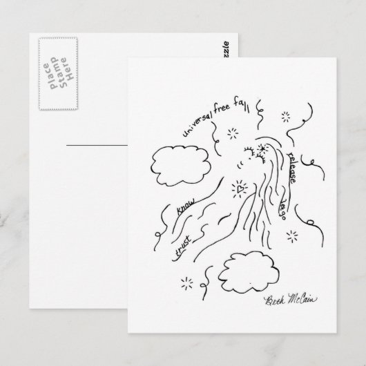 Die Universelle Gratis-Fall-Postkarte Postkarte (Vorne/Hinten)