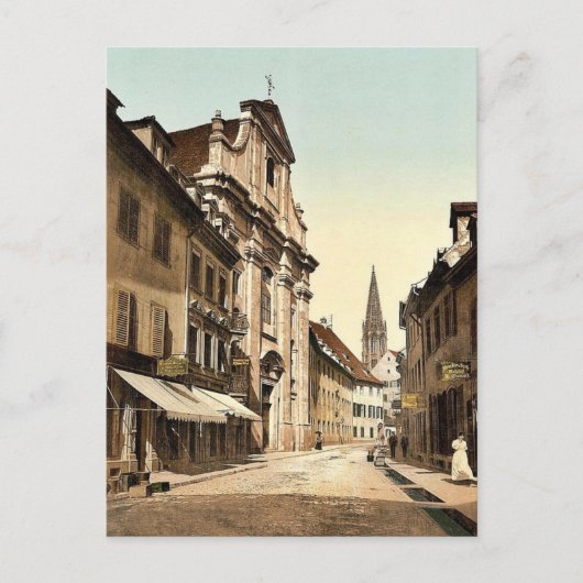 Die Universität Freiburg, Baden, Deutschland selte Postkarte (Vorderseite)