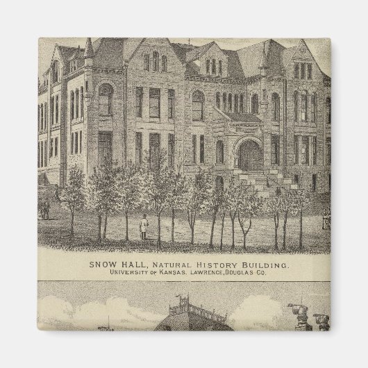 Die Universität Kansas Magnet (Vorne)