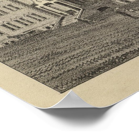 Die Universität Kansas Poster (Ecke)