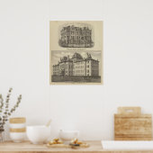 Die Universität Kansas Poster (Küche)