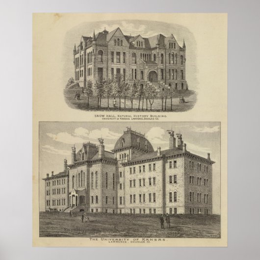 Die Universität Kansas Poster (Vorne)
