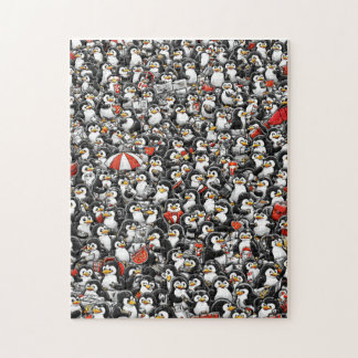 Die unmögliche Jagd nach dem roten Pinguin Puzzle
