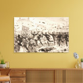 Die Unruhen in Belfast Leinwanddruck (Insitu (Wohnzimmer))