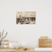 Die Unruhen in Belfast Poster (Küche)