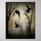 Die Unschärfe der Krähen Poster (Vorne)