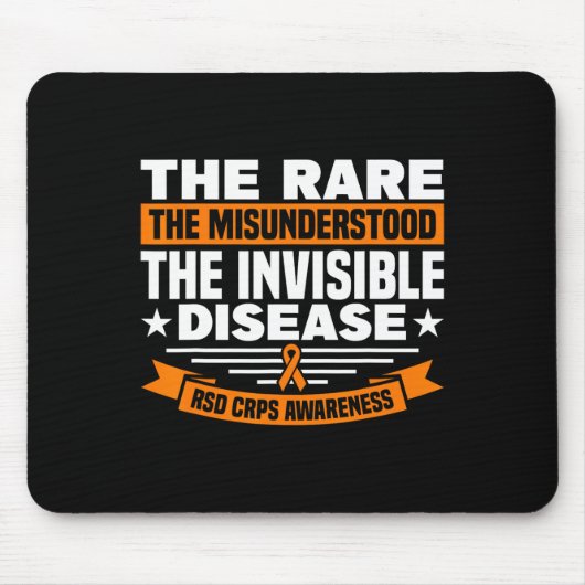Die unsichtbare Krankheit RSSd Crps A falsch verst Mousepad (Vorne)