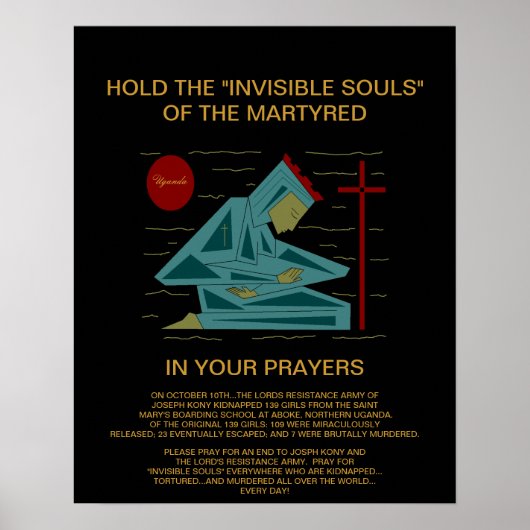 die unsichtbaren Soule des Märtyrers... Poster (Vorne)