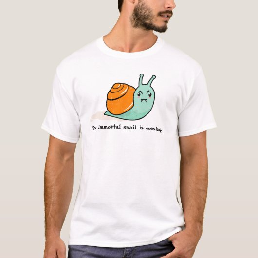 Die unsterbliche Schnecke (Schneckensassin) T-Shirt (Vorderseite)