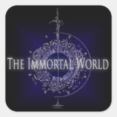 Die unsterbliche Welt Quadratischer Aufkleber (Vorderseite)