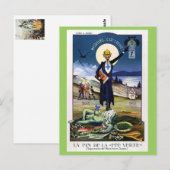 Die Unterdrückung von Absinthe Postkarte (Vorne/Hinten)