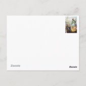 Die Unterdrückung von Absinthe Postkarte (Rückseite)