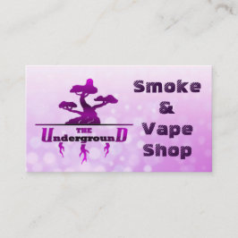 Die Untergrund Business Cards Lila Visitenkarte
