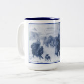 Die Untergrund-Eisenbahn - Levi-Sarg Zweifarbige Tasse (Vorderseite Links)