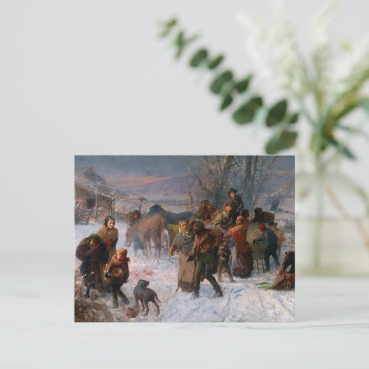 Die Untergrund Railroad von Charles T. Webber 1893 Postkarte (Stehend Vorderseite)