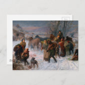 Die Untergrund Railroad von Charles T. Webber 1893 Postkarte (Vorne/Hinten)