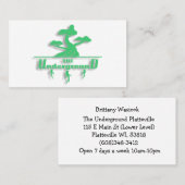 Die Untergrund-Visitenkarten Visitenkarte (Vorne/Hinten)