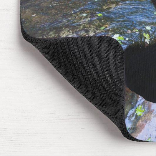 Die Untergrundbahnschlitzschlucht Mousepad (Ecke)