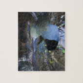 Die Untergrundbahnschlitzschlucht Puzzle (Vertikal)