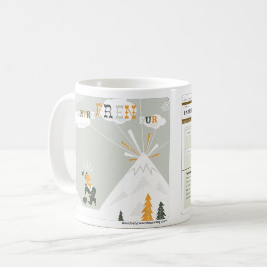 Die Unternehmer-Urform Kaffeetasse (Vorderseite Links)