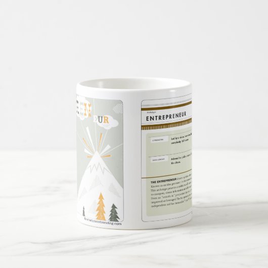 Die Unternehmer-Urform Kaffeetasse (Mittel)