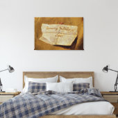 Die Unterschrift von El Greco Leinwanddruck (Insitu (Schlafzimmer))