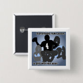 DIE UNTERSEITE DES EISES BUTTON (Vorne & Hinten)