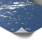 Die Unterseite des Space Shuttles Discovery 2 Poster (Ecke)