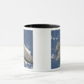 Die Unterseite des Space Shuttles Discovery 2 Tasse (Zentrum)