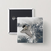 Die Unterseite des Space Shuttles Discovery Button (Vorne & Hinten)