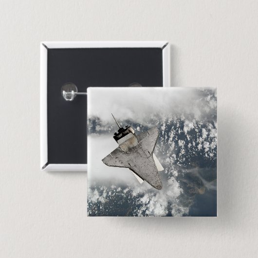 Die Unterseite des Space Shuttles Discovery Button (Vorne & Hinten)