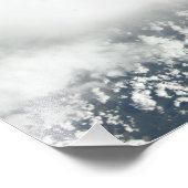 Die Unterseite des Space Shuttles Discovery Fotodruck (Ecke)