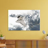 Die Unterseite des Space Shuttles Discovery Leinwanddruck (Insitu (Wohnzimmer))