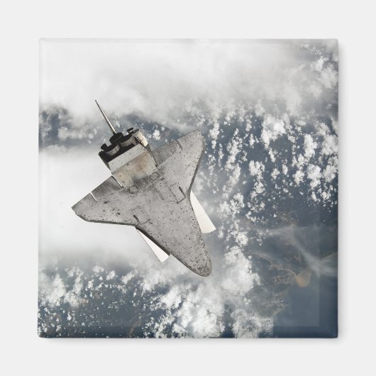 Die Unterseite des Space Shuttles Discovery Magnet (Vorne)