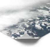 Die Unterseite des Space Shuttles Discovery Poster (Ecke)