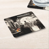 Die Untersetzer der Eisenbahn Casablanca (angewinkelt)