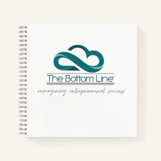 Die unterste Zeile 8.5" x 8.5" SpiralNotebook Notizblock