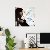 Die Unterstützung meiner Schulbildung Poster (Heimbüro)