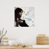 Die Unterstützung meiner Schulbildung Poster (Küche)