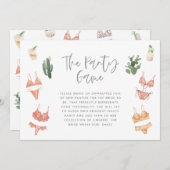 Die Unterwäsche-Kaktus-Sekt (Vorne/Hinten)